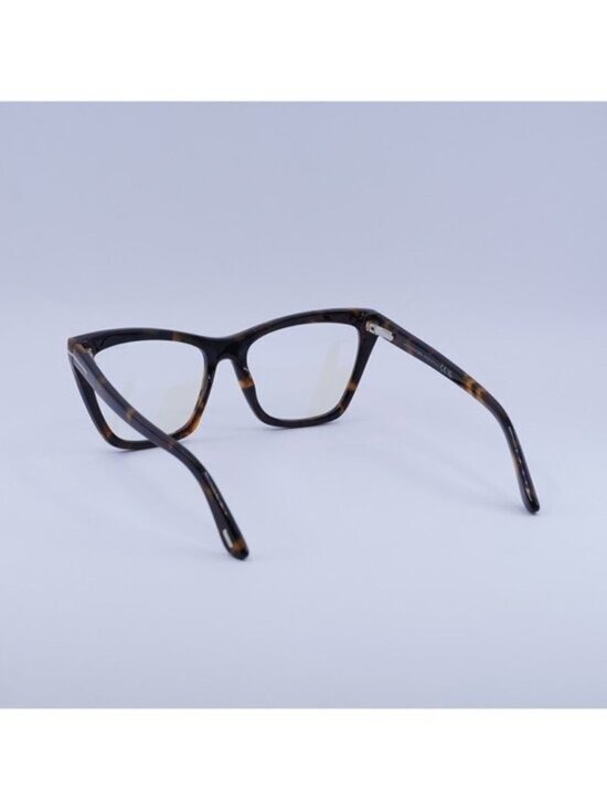 Tom Ford FT5971-B 052 Eyeglasses Havana with Clip-On 54mm Cat Eye Frame main image 9